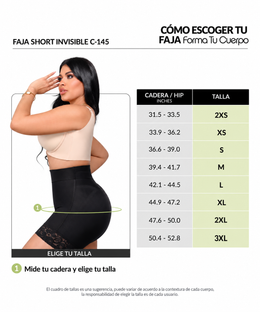 Faja Short Invisible - C-142