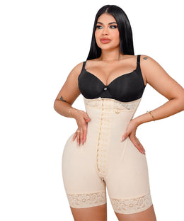 Faja Colombiana Luxury Queen:  Faja con Varillas de Tercera Etapa para Definición de Cintura ( Ref. LUXI-051 / LUXI-251 )