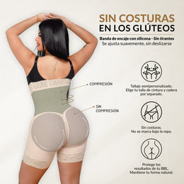 Luxury Queen Colombian Waist Trainer: Third Stage Waist Definition Waist Trainer with Boning (Ref. LUXI-051 / LUXI-251)