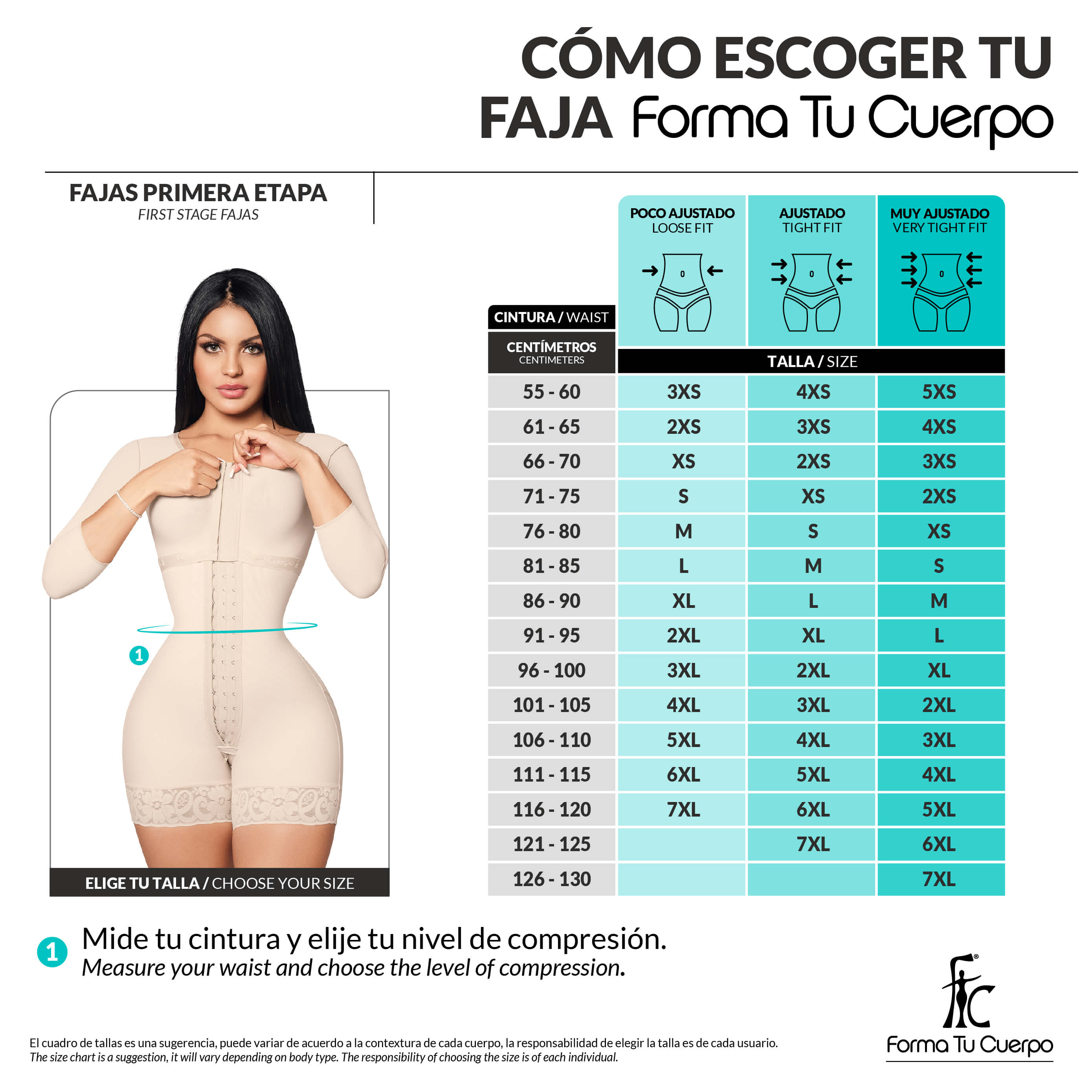 Faja Colombiana Waist Trainer & Recovery Shapewear con Bra ( Ref. O-093 )