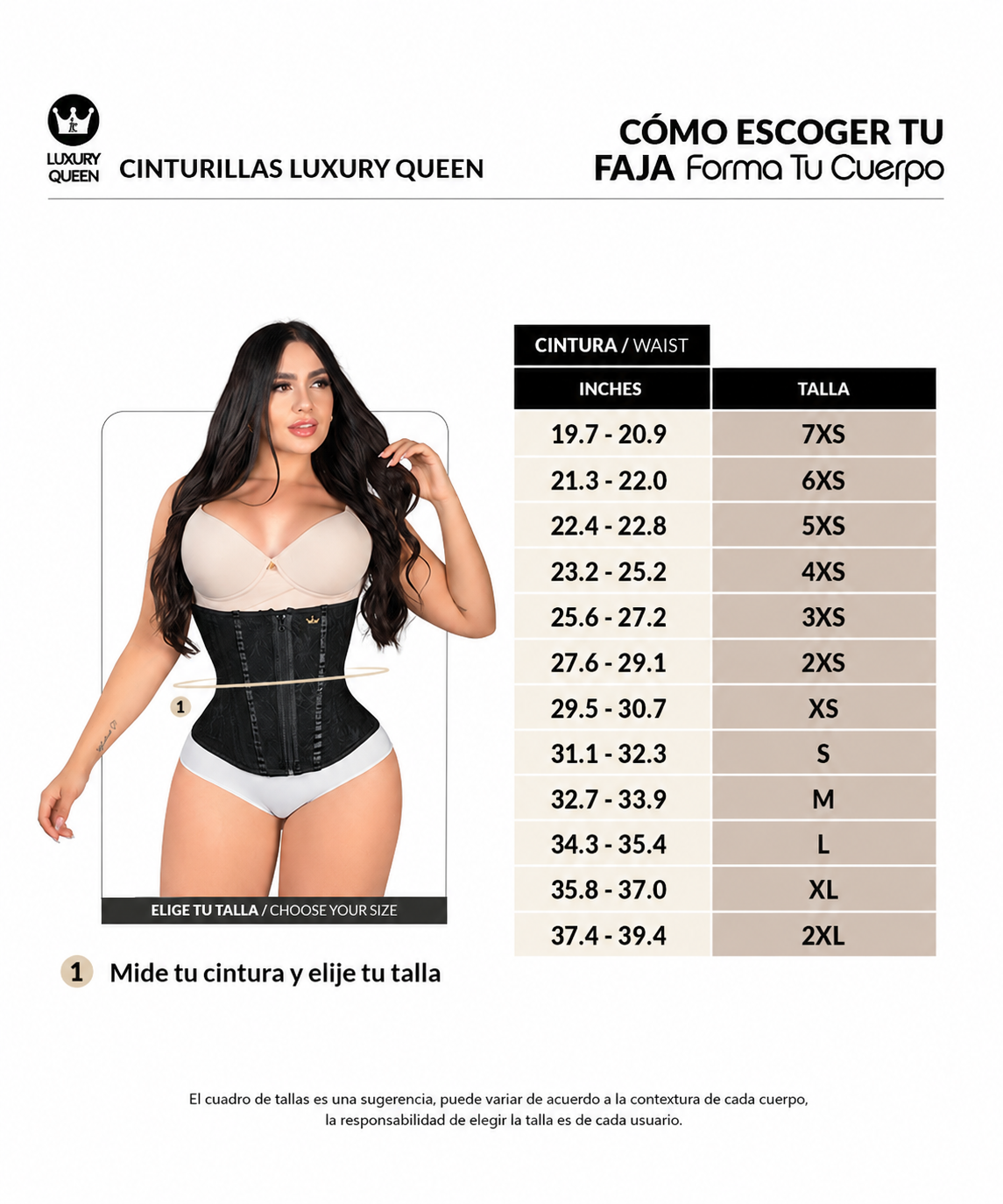 Corset Luxury ( Ref. Lux-060 / Lux-061)