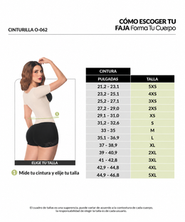 Colombian Waist Trainer with Sleeves: Waist Trainer with Posture Control (Ref. O-062 / O-066)