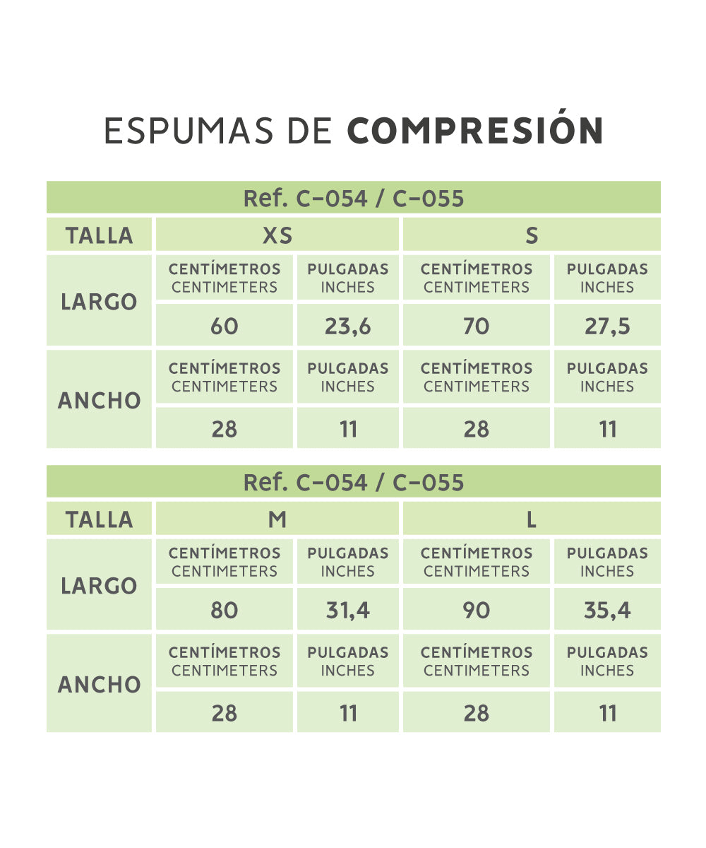 Espuma faja Moldeadora ( Ref. C-055 )